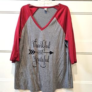 Thankful Baseball Tshirt
